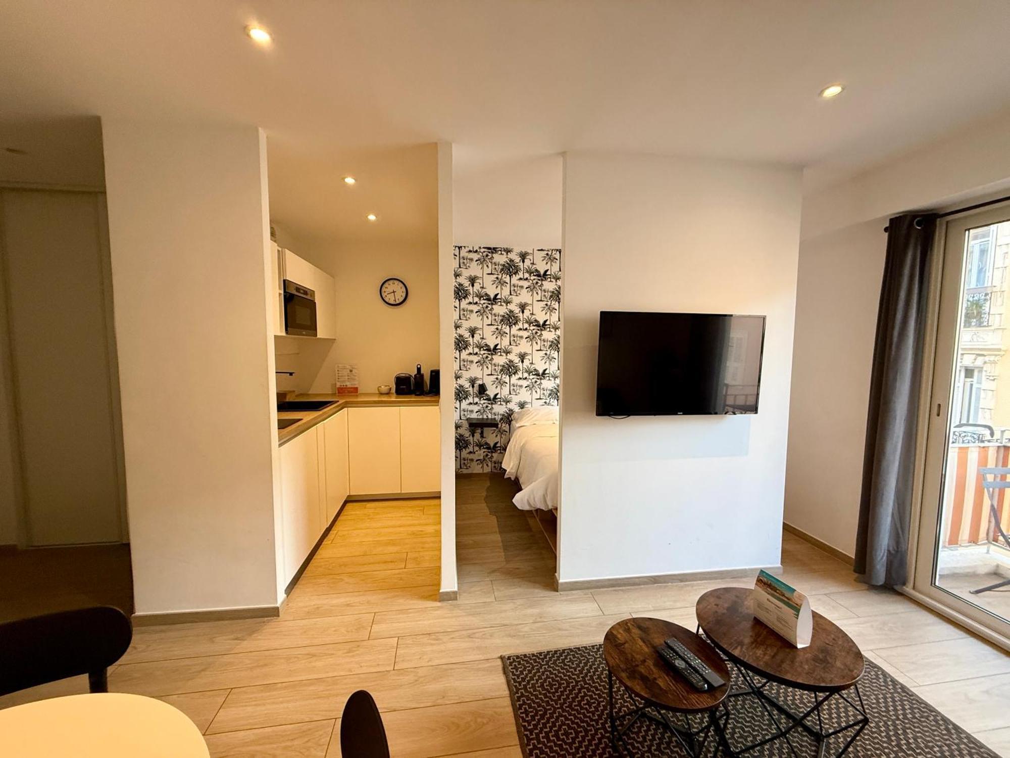 C001-Beau Studio Neuf Situe Au Centre Κάννες Εξωτερικό φωτογραφία
